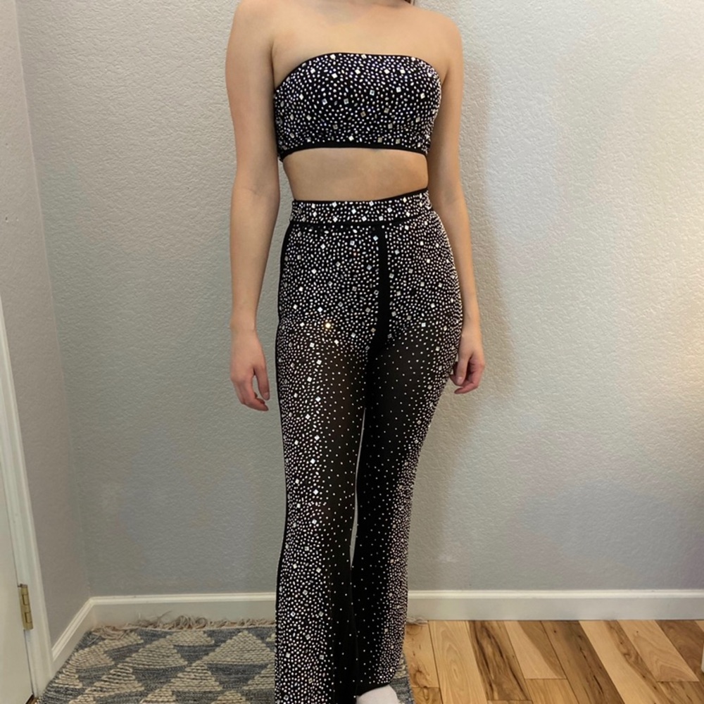 Fashion Nova sparkle two piece set